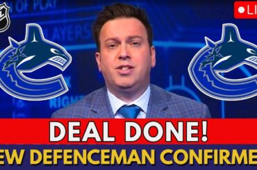 CONFIRMED NOW! STAR DEFENCEMAN HEADING TO VANCOUVER! A SUPER TRADE HAPPENING IN NHL! CANUCKS NEWS