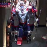 Charlie Lindgren was injured in overtime, stayed in the game ‼️