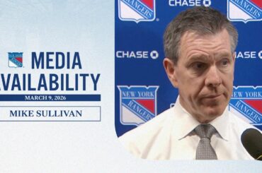 NYR at PHI: Mike Sullivan Postgame Media Availability | March 9, 2026
