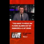 Brian Boucher says the middle of the ice was 'wide open' in Flyers' 6-2 loss to Rangers