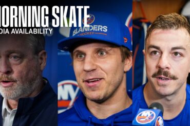 New York Islanders Morning Skate Availability | NYI at STL