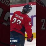 Brandon Duhaime energized the Capitals to a victory 🔋 🔥 #capitals #nhl #shorts