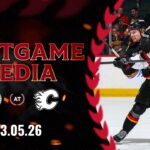 LIVE: Postgame MEDIA OTT 4 CGY 1
