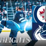 Winnipeg Jets vs. Vancouver Canucks - Game Highlights