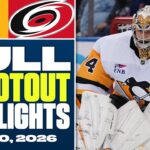 Pittsburgh Penguins at Carolina Hurricanes | FULL Shootout Highlights - March 10, 2026