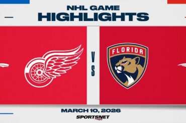 NHL Highlights | Red Wings vs. Panthers - March 10, 2026
