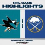 NHL Highlights | Sharks vs. Sabres - March 10, 2026