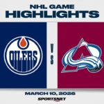 NHL Highlights | Oilers vs. Avalanche - March 10, 2026