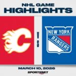 NHL Highlights | Flames vs. Rangers - March 10, 2026