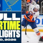New York Islanders at St. Louis Blues | FULL Overtime Highlights - March 10, 2026