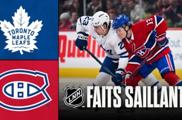 Maple Leafs vs Canadiens | 10/03/26 | Faits saillants