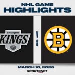 NHL Highlights | Kings vs. Bruins - March 10, 2026