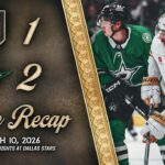 HIGHLIGHTS | Dallas Stars 2, Vegas Golden Knights 1 | March 10, 2026