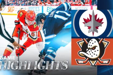 Winnipeg Jets vs. Anaheim Ducks - Game Highlights