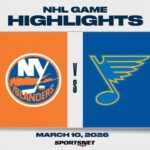 NHL Highlights | Islanders vs. Blues - March 10, 2026