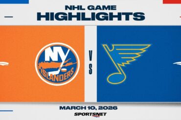 NHL Highlights | Islanders vs. Blues - March 10, 2026