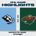 NHL Highlights | Mammoth vs. Wild - March 10, 2026