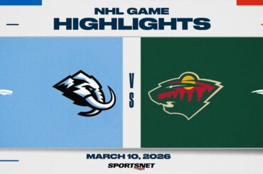NHL Highlights | Mammoth vs. Wild - March 10, 2026