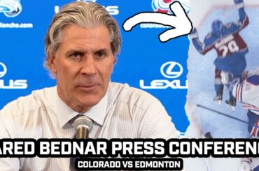 Jared Bednar PISSED & CALLS OUT REFS After MacKinnon EJECTION & Praises Avs Effort After Oilers LOSS