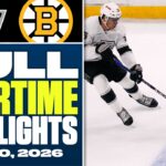 Los Angeles Kings at Boston Bruins | FULL Overtime Highlights - March 10, 2026