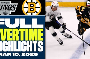 Los Angeles Kings at Boston Bruins | FULL Overtime Highlights - March 10, 2026