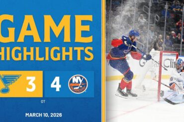 Game Highlights: Islanders 4, Blues 3 (OT)