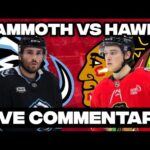 Chicago Blackhawks Vs Utah Mammoth LIVE COMMENTARY! | 2025-26 NHL Season