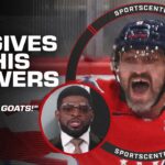 P.K. Subban gives Alex Ovechkin his flowers 💐 'He is TRULY one of the GOATs!' 🐐 | SportsCenter