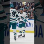 Kiefer Sherwood scores his 20th of the season.  #hockey #nhl #sharks