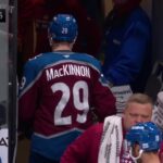 MacKinnon ejected for contact with goalie