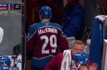MacKinnon ejected for contact with goalie