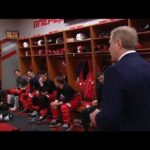 Победная раздевалка «Спартака» после 2-го матча с ХК «Северсталь». 1/8 финала КХЛ-24/25