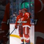 Justin Faulk with a beauty of a backhand for his first goal as a Red Wing