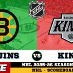 🔴LIVE : Los Angeles Kings Vs Boston Bruins | NHL 2026 | NHL Live SCOREBOARD