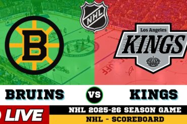 🔴LIVE : Los Angeles Kings Vs Boston Bruins | NHL 2026 | NHL Live SCOREBOARD