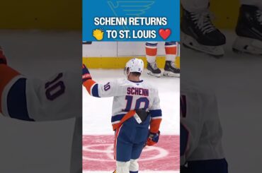 A Special Welcome Back for Schenn in St. Louis 👏