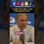 Colorado Avalanche head coach says there should be no penalty on MacKinnon #NHL #hockey #fyp #foryou