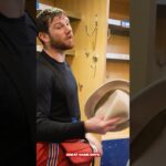 Shutout JQ32 with the Broadway Hat honors 🎩 #jonathanquick #nyr #nhl #hockey #broadwayhat