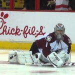Semyon Varlamov warm-ups 10/12/13 Verizon Center
