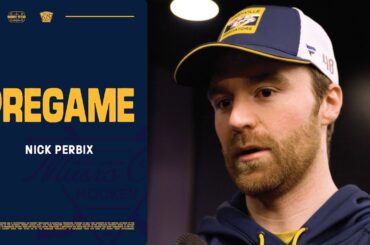 Nick Perbix Pregam: March 10, 2026