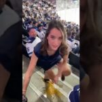 NHL Reporter Crashes Into Fan at Canada Life Centre 😂🏒 #nhl #nhlhighlights #funnyshorts