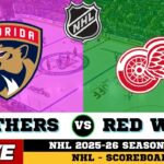 🔴LIVE : Detroit Red Wings Vs Florida Panthers | NHL 2026 | NHL Live SCOREBOARD