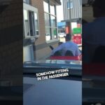 Little boy drove his toy car to a drive-thru 😂