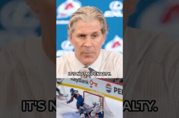 Avs HC Jared Bednar was NOT happy about the penalty/game misconduct given to Nathan MacKinnon... 😬