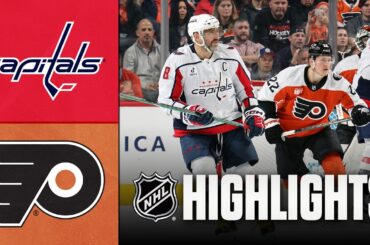Capitals vs. Flyers | NHL Highlights | March 11, 2026
