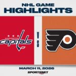 NHL Highlights | Capitals vs. Flyers - March 11, 2026