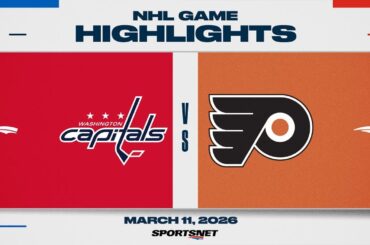 NHL Highlights | Capitals vs. Flyers - March 11, 2026