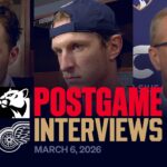 Postgame Reaction at Detroit | 3.6.26