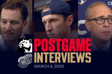 Postgame Reaction at Detroit | 3.6.26