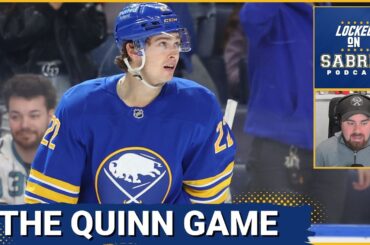 Jack Quinn HAT TRICK leads Buffalo Sabres past San Jose Sharks for 8th straight win